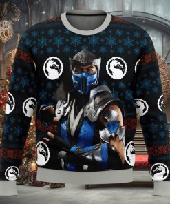 Mortal Kombat Sub Zero Ugly Christmas Sweater
