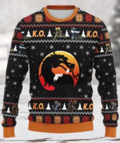 Mortal Kombat Ugly Sweater Xmas Wool Knitted Sweater
