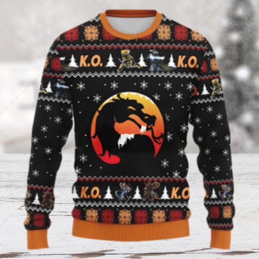 Mortal Kombat Ugly Sweater Xmas Wool Knitted Sweater