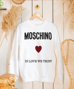 Moschino Logo Printed Crewneck T shirt