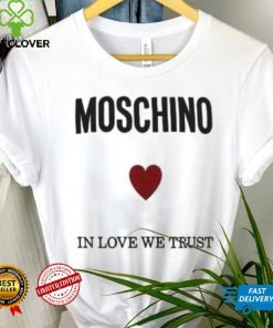 Moschino Logo Printed Crewneck T shirt 3 Moschino Logo Printed Crewneck T shirt