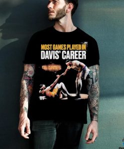 Most Games Played In Davis’ Career Shirt