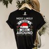 Most Likely To Boss Santa Around Christmas Lights Sweater