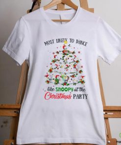 Most Likely To Dance Like Snoopy At The Christmas Party Shirt