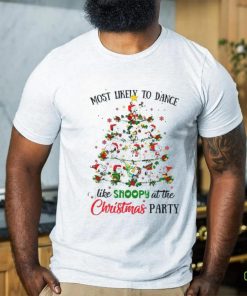 Most Likely To Dance Like Snoopy At The Christmas Party Shirt