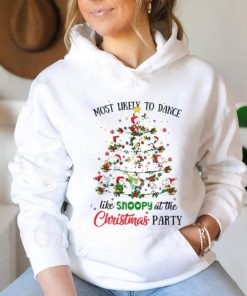Most Likely To Dance Like Snoopy At The Christmas Party Shirt