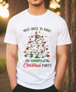 Most Likely To Dance Like Snoopy At The Christmas Party Shirt