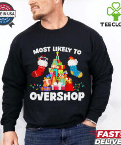 Most Likely To Overshop Christmas sweatshirt