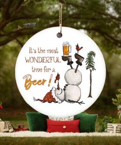 Most Wonderful Time for Beer Ornament, Funny Christmas Ornaments