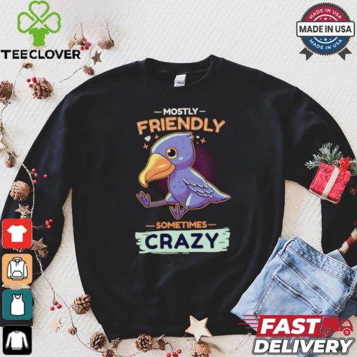 Mostly friendly sometimes crazy shirt