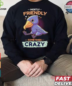 Mostly friendly sometimes crazy shirt