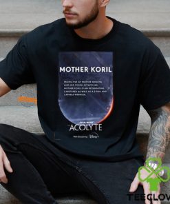 Mother Koril Character In Star Wars The Acolyte Now Streaming On Disney Two Sides Unisex T Shirt