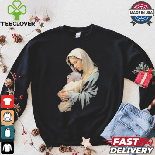 Mother Mary Moo Deng shirt