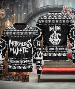 Motionless In White Band Christmas Sweater Chirstmas Gifts 2024 Xmas For Family And Friends Ugly Sweater