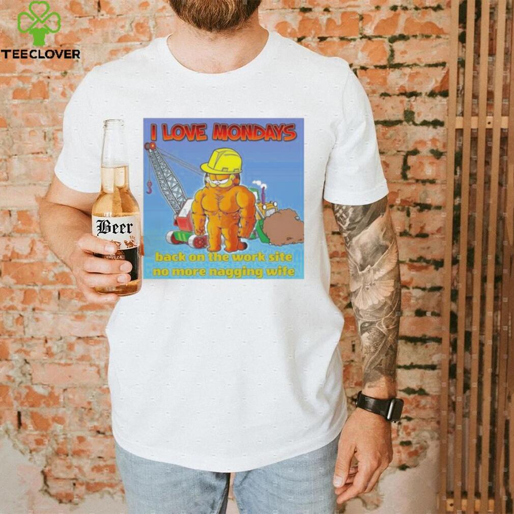 Motivational Garfield I Love Mondays Shirt Motivational Garfield I Love Mondays Shirt