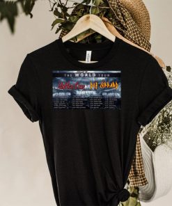 Mötley Crüe Def Leppard The World Tour 2023 Shirt