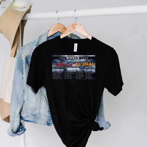 Mötley Crüe Def Leppard The World Tour 2023 Shirt