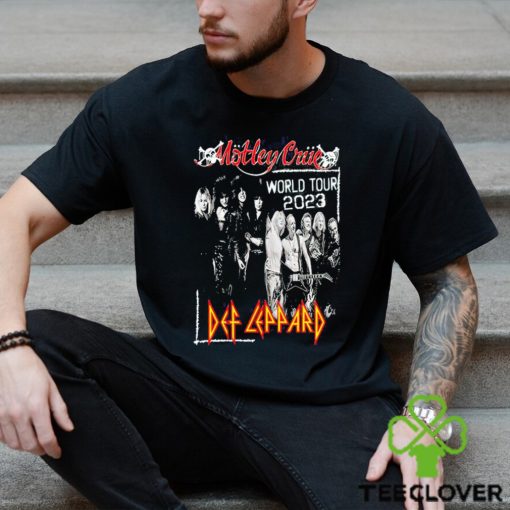 Motley Crue Def Leppard World Tour 2023 Limited Shirt