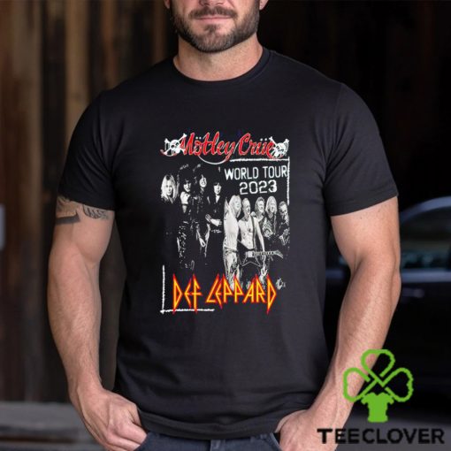 Motley Crue Def Leppard World Tour 2023 Limited Shirt