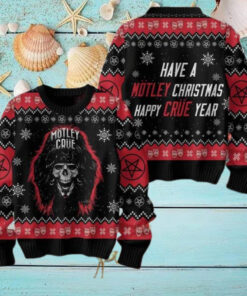 Motley Crue Have A Motley Christmas Happy Crue Year Ugly Christmas Sweater Chirstmas Gifts 2024 Xmas For Family And Friends Ugly Sweater