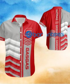 Motorcycle Gas Gas Arrow Pattern Hawaiian Shirt New Custom Name Gift