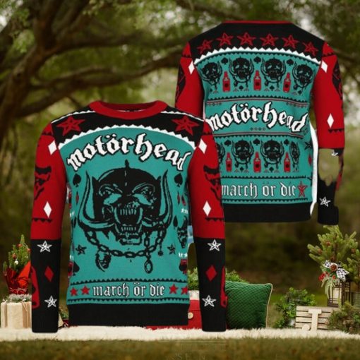 Motorhead March Or Die Unique Design For Holiday Ugly Christmas Sweater