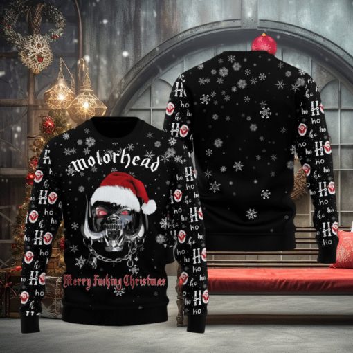 Motorhead Merry Fucking Christmas Ho Ho Ho Ugly Sweater
