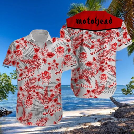 Motorhead Tropical Flower Hawaiian Shirt