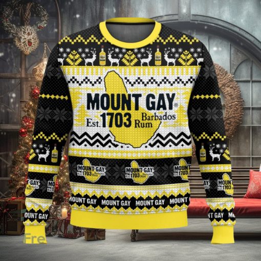 Mount Gay Rum 3D Sweater Christmas Gift Ugly Christmas Sweater