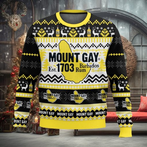 Mount Gay Rum Ugly Christmas Sweater 2023 Christmas Gift 3D Sweater