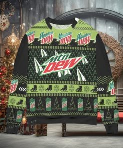 Mountain Dew Pine Tree Snowflake Christmas Ugly Sweater Party