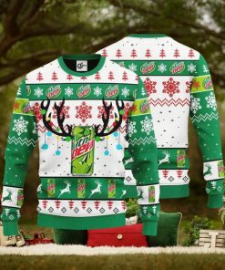 Mountain Dew Reindeer Ugly Christmas Sweater