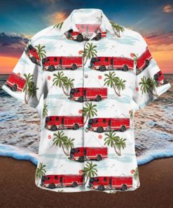 Mountain Iron Minnesota Mountain Iron Fire Department Hawaiian Shirt