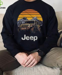 Mountain Range Jeep Sunset Shirt
