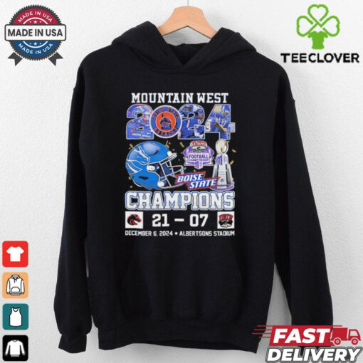 Mountain West 2024 Boise State Broncos Champions 21 07 UNLV shirt