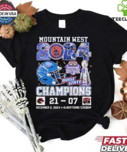 Mountain West 2024 Boise State Broncos Champions 21 07 UNLV shirt