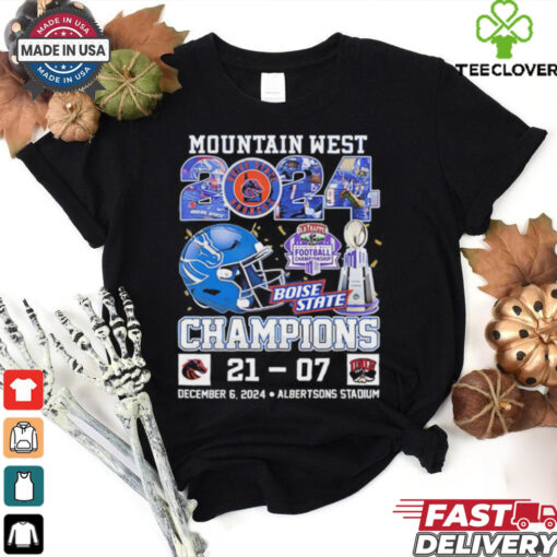Mountain West 2024 Boise State Broncos Champions 21 07 UNLV shirt