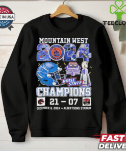 Mountain West 2024 Boise State Broncos Champions 21 07 UNLV shirt
