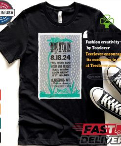 Mountain stage clarksburg poster robinson grand performing arts center aug 18 2024 shirt 2 Mountain stage clarksburg poster robinson grand performing arts center aug 18 2024 shirt