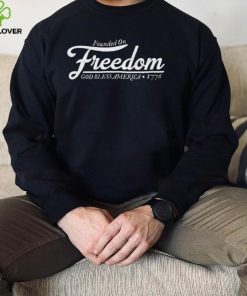 Mouthyhoodie, sweater, longsleeve, shirt v-neck, t-shirts Store Tim Young Founded On Freedom God Bless America 1776 Shirt