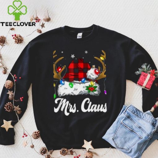 Mr Claus Mrs Claus Funny Christmas Matching Couple Xmas Shirt