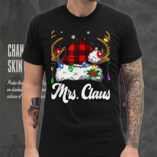 Mr Claus Mrs Claus Funny Christmas Matching Couple Xmas Shirt