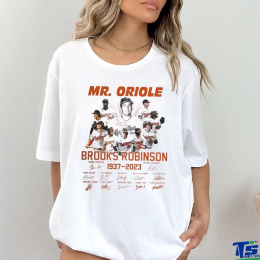 Mr Orioles Brooks Robinson 1937 2023 Signatures Shirt