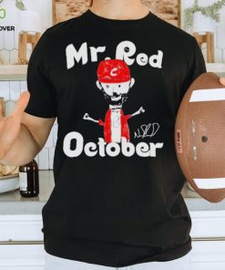 Mr Red October Philadelphia Phillies Signature T shirt