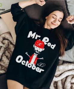 Mr Red October Philadelphia Phillies Signature T shirt