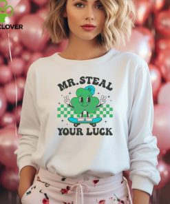 Mr Steal Your Luck Shamrock Skateboard shirt