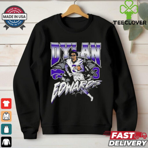 Mr. Joe L. Hall Jr. Dylan Edwards 3 Kansas State Wildcats T shirts