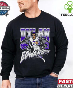 Mr. Joe L. Hall Jr. Dylan Edwards 3 Kansas State Wildcats T shirts