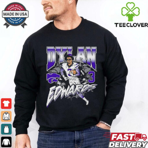 Mr. Joe L. Hall Jr. Dylan Edwards 3 Kansas State Wildcats T shirts