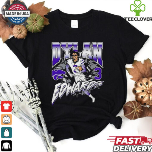 Mr. Joe L. Hall Jr. Dylan Edwards 3 Kansas State Wildcats T shirts